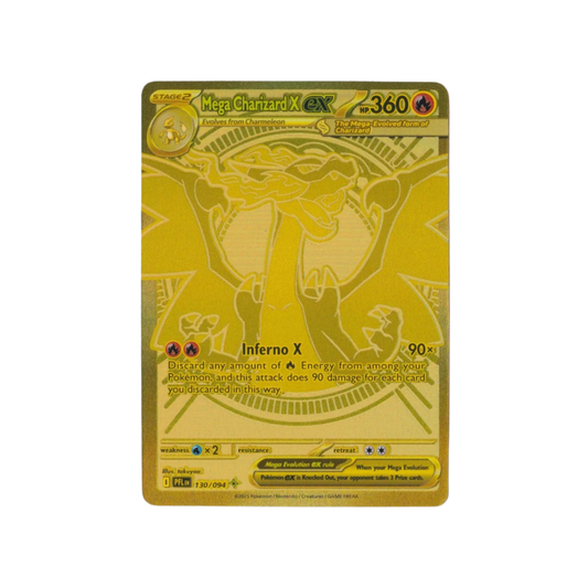 Mega Charizard X Ex 130/094 Phantasmal Flames EN- Pokémon Single Card
